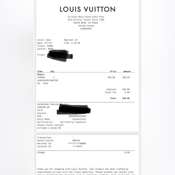 Authentic LV Damier Ebene Neverfull MM - Picture 7 of 8